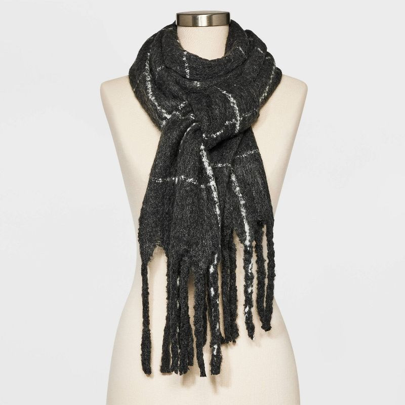 Women's Plaid Blanket Scarf - A New Day™ | Target