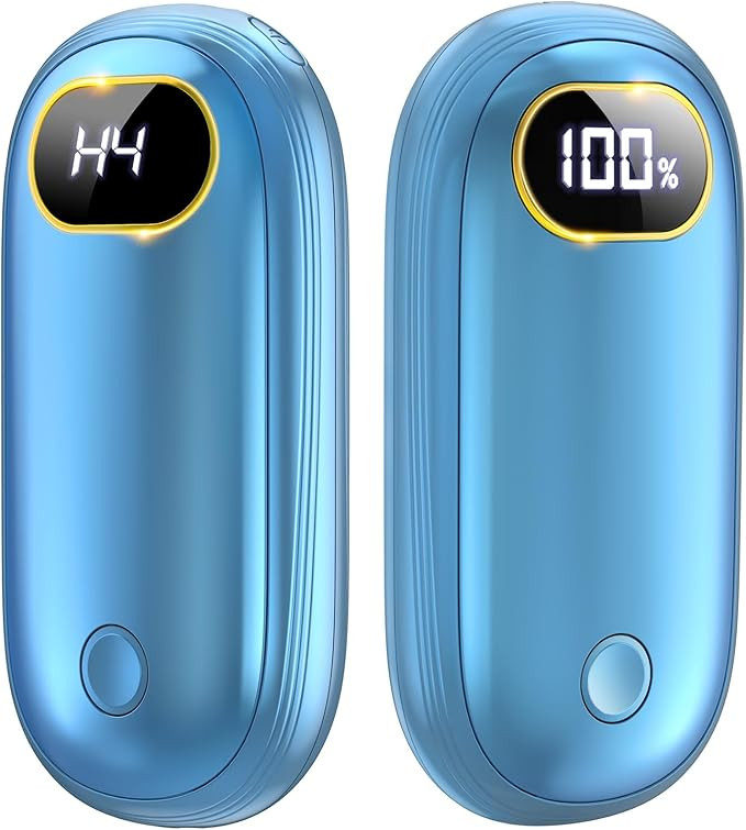 Hand Warmers Rechargeable - Electric Hand Warmers 2 Pack with Dual-Sided Heating for 15Hrs Warmth... | Amazon (US)