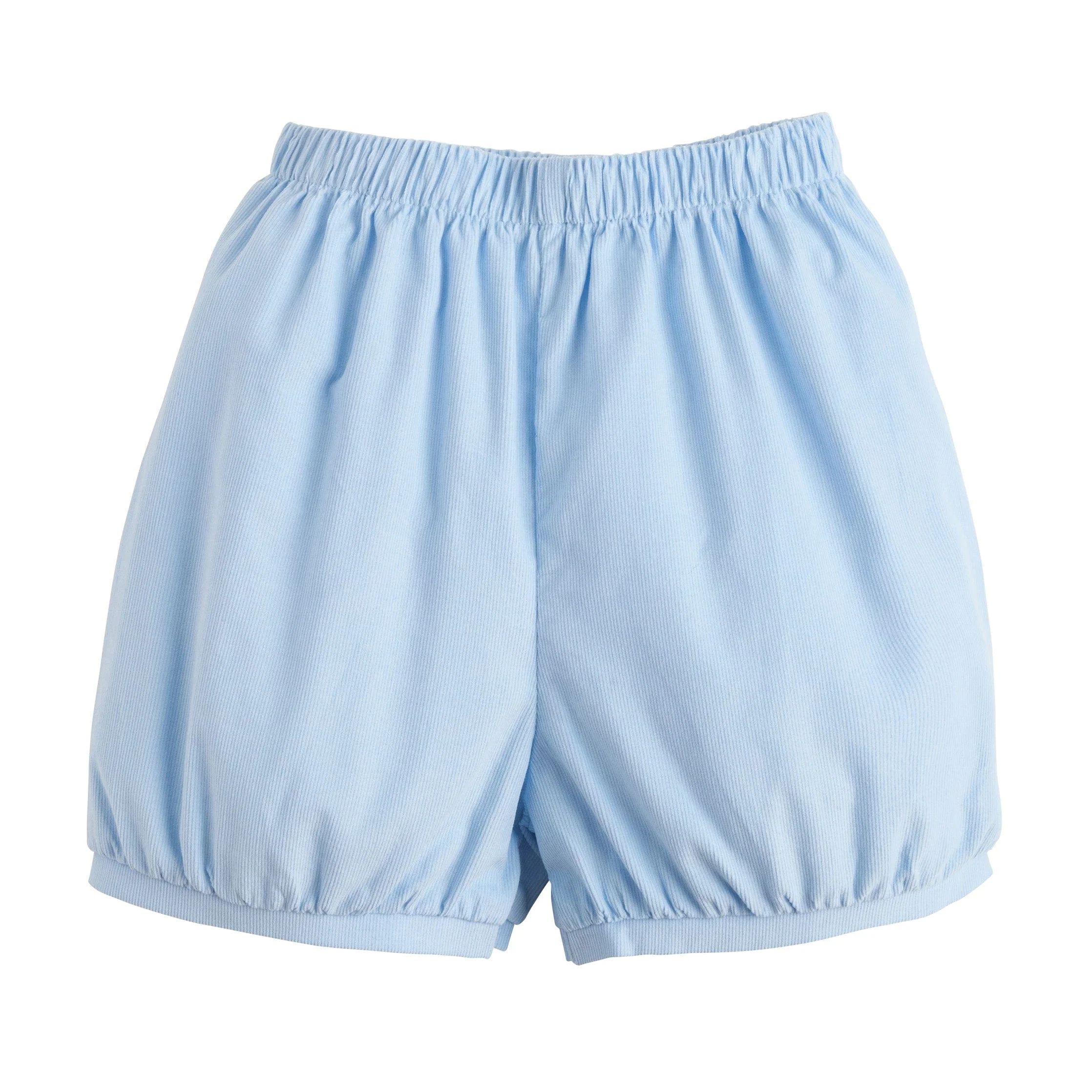 Boys Corduroy Shorts - Light Blue | Little English