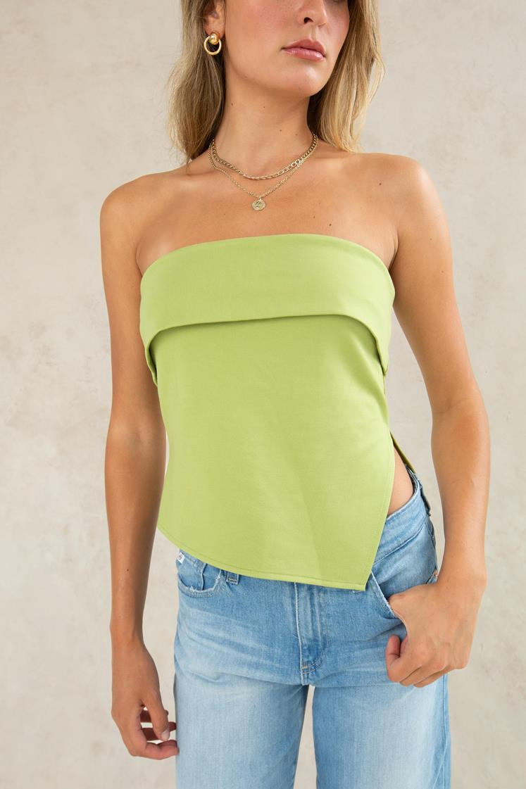 Martini Strapless Asymmetrical Top | South Moon Under