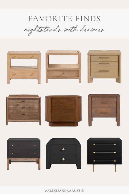 Upgrade your summer bedroom vibe with these stunning nightstands featuring sleek drawers and beautiful neutral wood tones

Summer style, bedroom refresh, furniture favorites, neutral wood tones, nightstand faves, light and bright, dark and moody, nightstand with drawers, organization finds, Wayfair, Pottery Barn, West Elm, Crate and Barrel, Ballard, shop the look!

#LTKHome #LTKSeasonal #LTKStyleTip