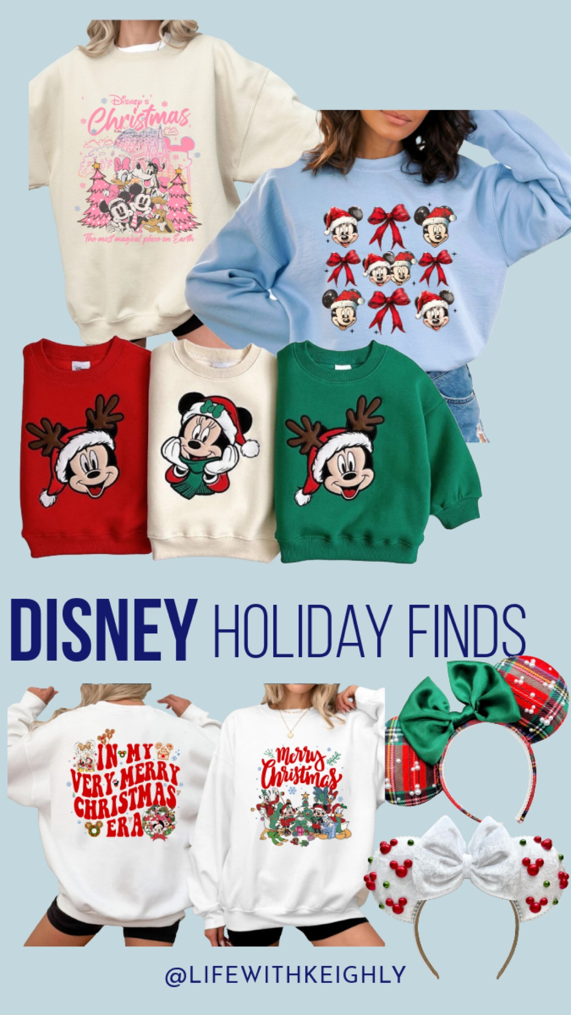 Disney holiday finds // Disney world // Disneyland // disney outfits for mom // Disney outfits for kids // travel // mickeys holiday party 

#LTKSeasonal #LTKTravel #LTKStyleTip