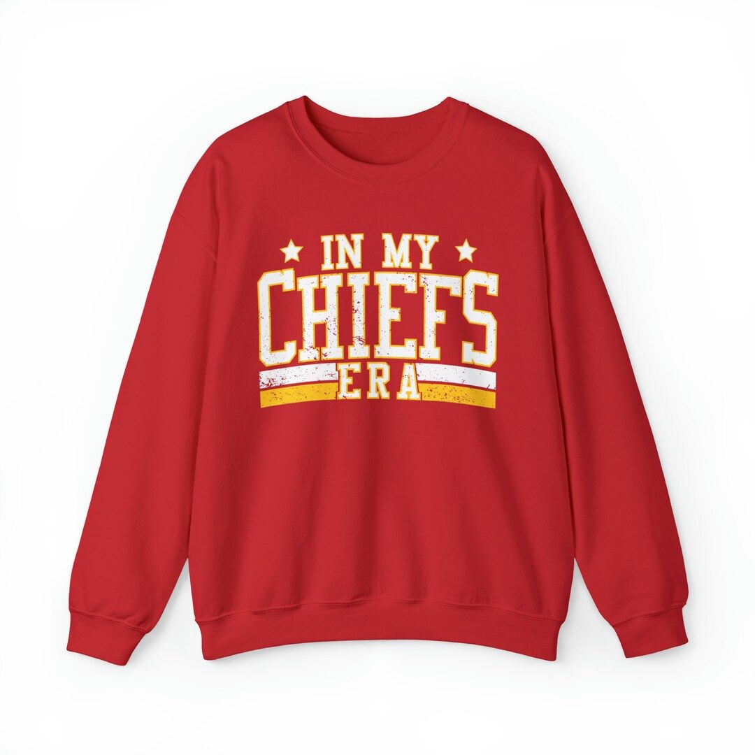 Retro in My Chiefs Era Sweatshirt Crewneck, Football Sweatshirt, Kelce Swift, Football Fan Gifts ... | Etsy (US)