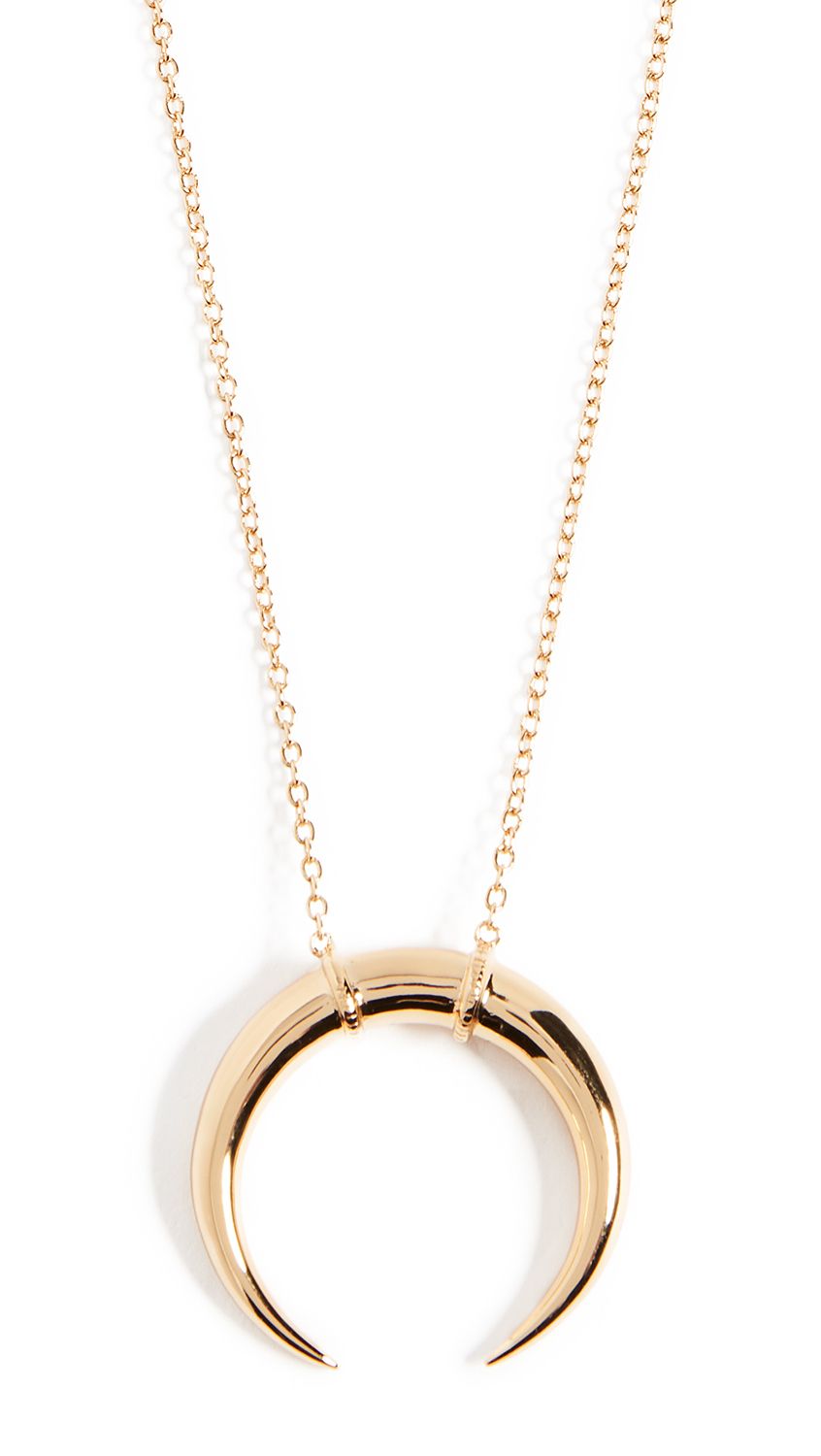 Gorjana Cayne Crescent Pendant Necklace | Shopbop