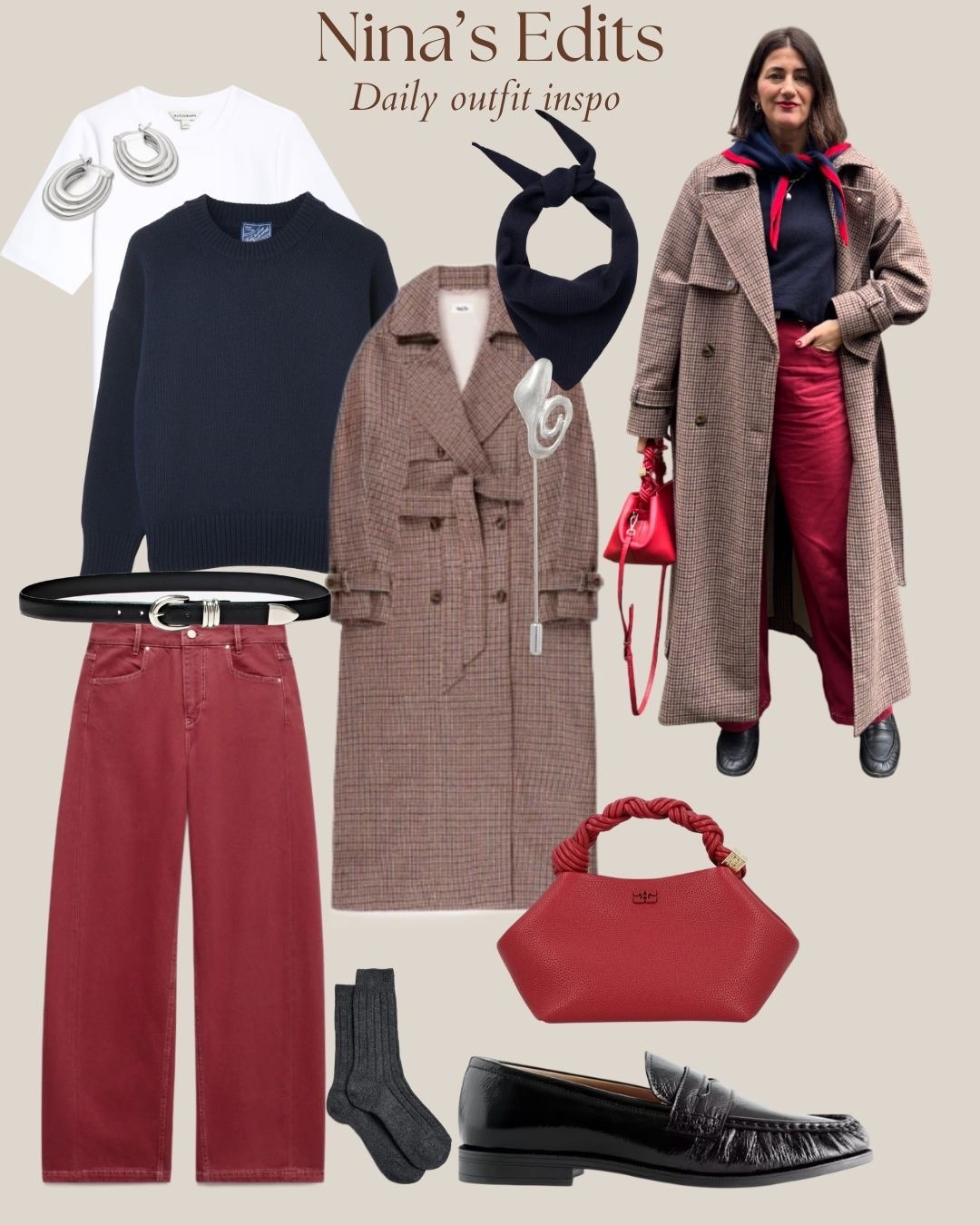 Red hush jeans styling 

#LTKspring #LTKFashionMonth