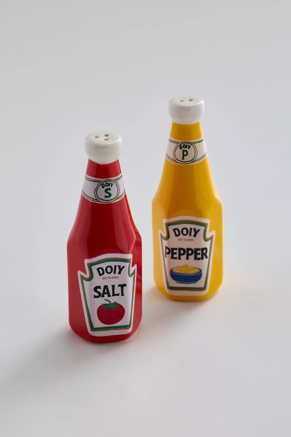 DOIY Corner Shop Salt & Pepper Shaker Set | Urban Outfitters (US and RoW)