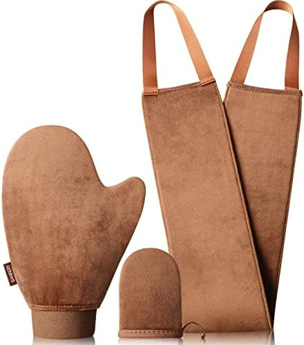 Sanfery Self Tanner Mitt - Tanning Mitten with 【US Patent】 Self Tanning Mitt, Back Mitt, Fing... | Amazon (US)