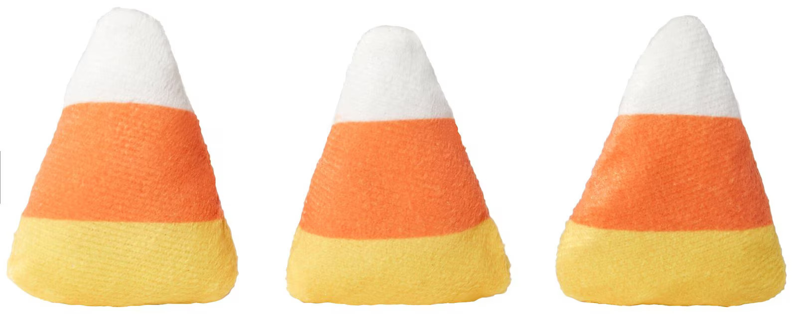 FRISCO Halloween Candy Corn Plush Cat Toy with Catnip, 3 count - Chewy.com | Chewy.com