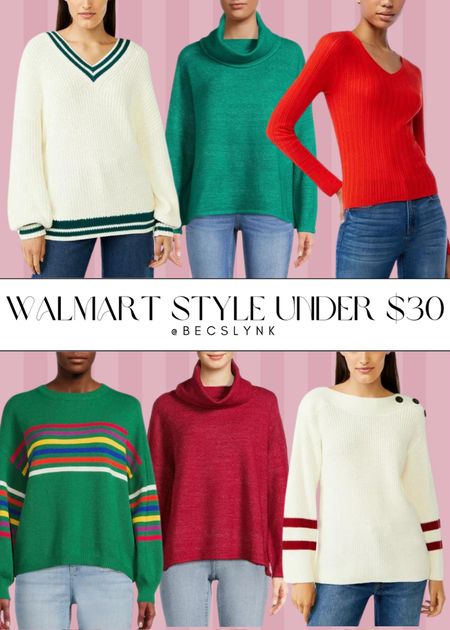 Walmart fashion under $30 Black Friday and cyber week deals on the perfect holiday sweater

#LTKHoliday #LTKCyberweek #LTKSeasonal