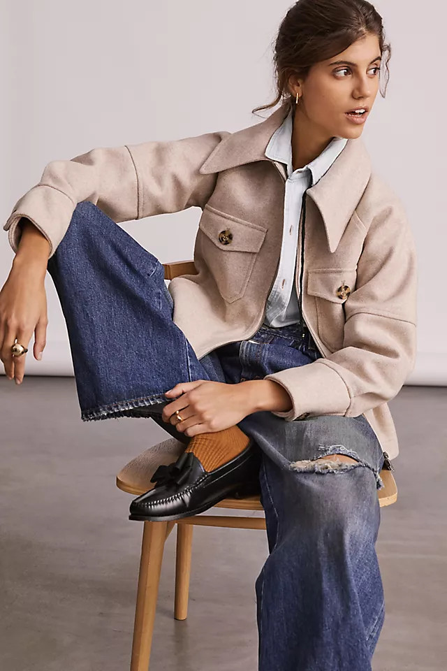 Cozy Shirt Jacket | Anthropologie (US)