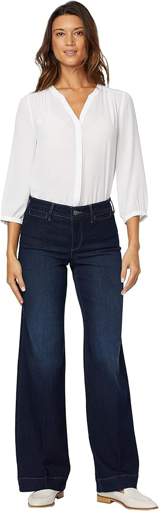 NYDJ Women's Teresa Trouser Jeans in Premium Denim | Amazon (US)