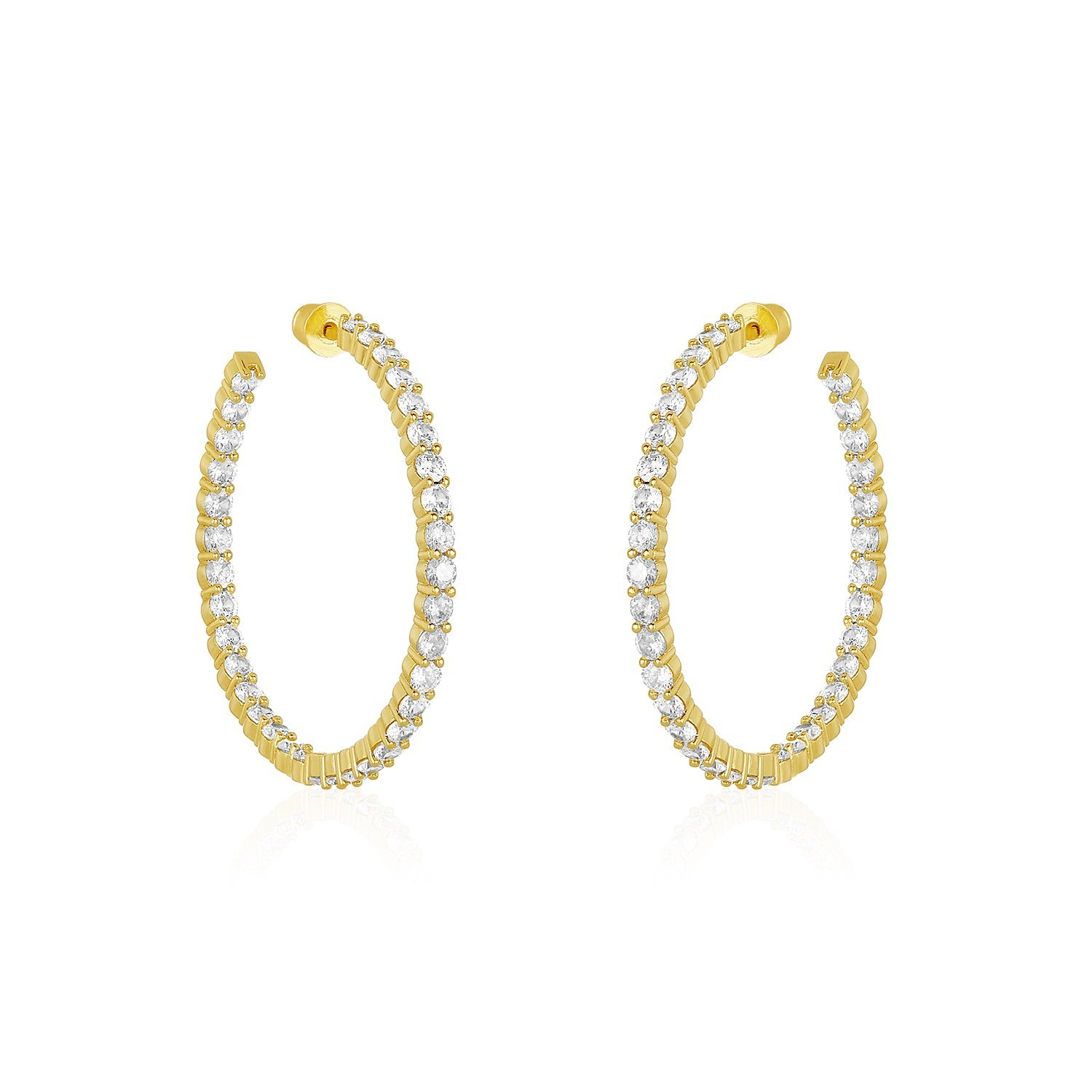 Heiress 2" Hoops | Melinda Maria