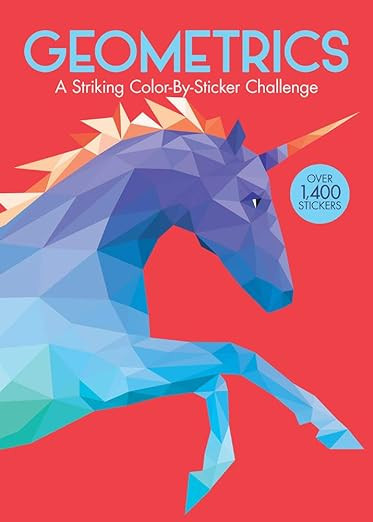 Geometrics: A Striking Color-By-Sticker Challenge (Paint-By-Sticker Book for Adults)     Paperbac... | Amazon (US)