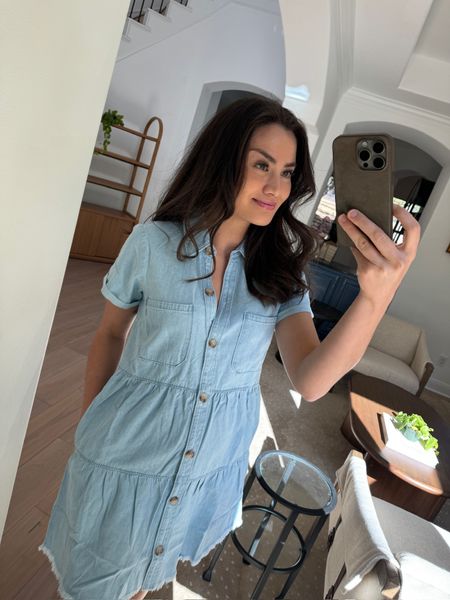 Can never go wrong with a good denim dress! This one is so comfy - I’ve been wearing it constantly from Show me Your Mumu! 

#LTKbump #LTKstyletip #LTKSeasonal