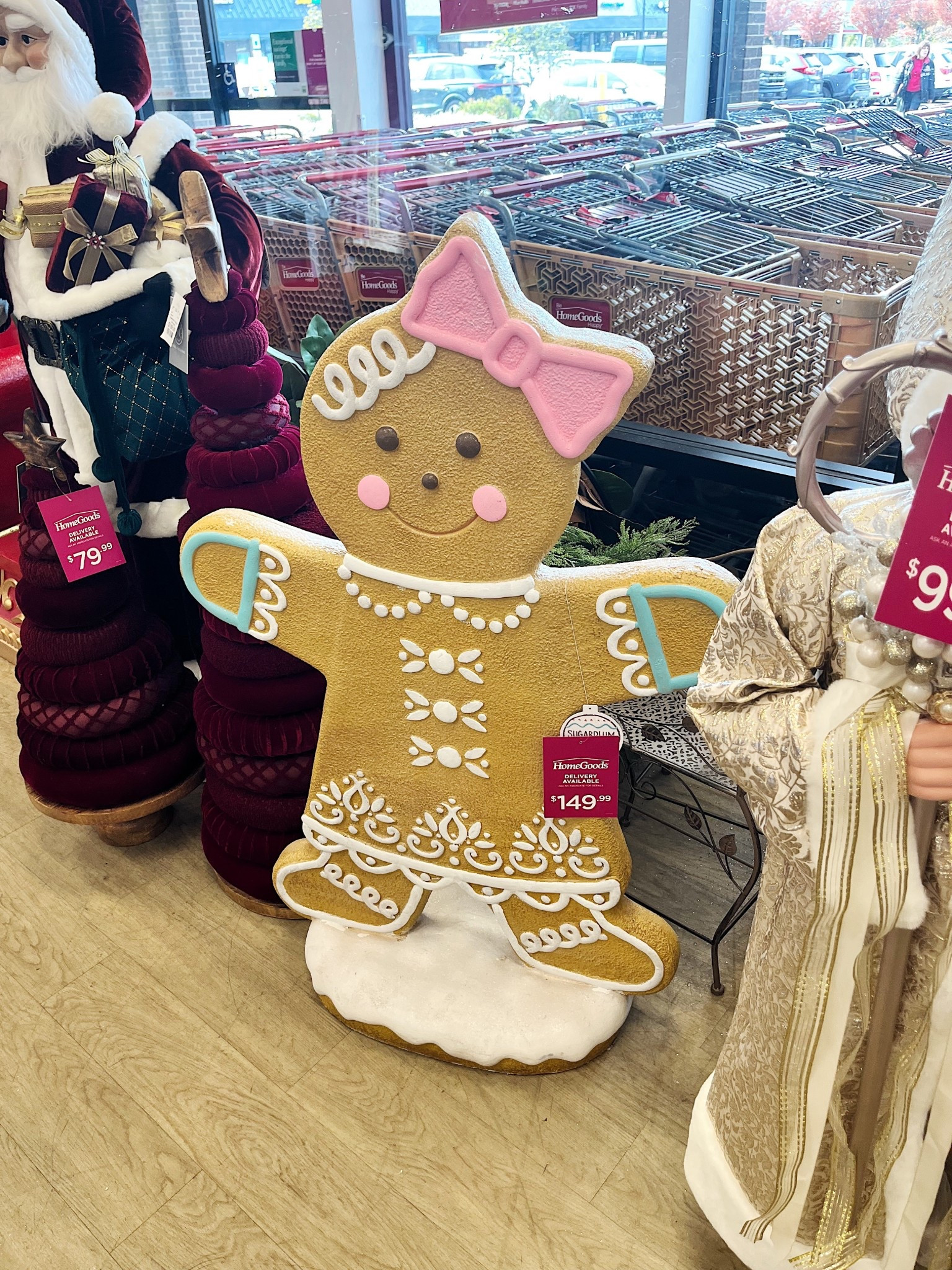 Holiday decoration | gingerbread figurine | Christmas decor | pink Christmas | girly decor | feminine decor | look for less | large holiday decor 

#LTKGiftGuide #LTKHoliday #LTKHome