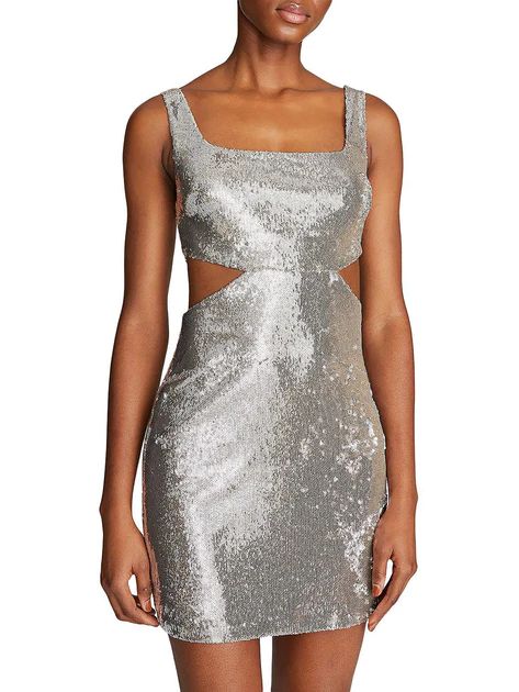 Womens Cut-out Sequin Mini Dress | Shop Premium Outlets