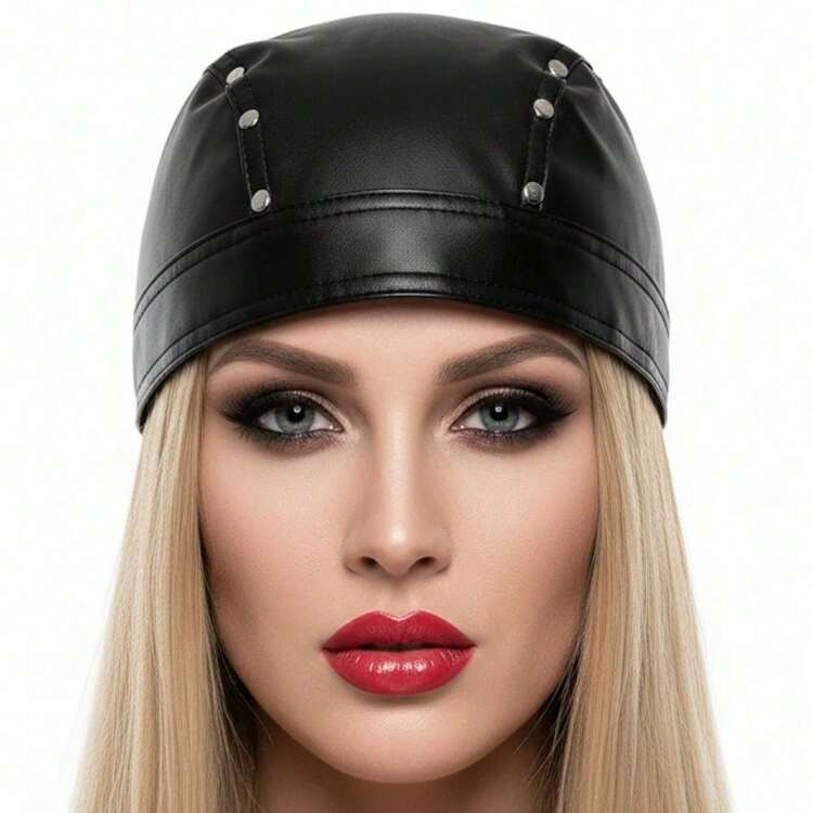Icebanner Rivets Studded Doo Rag Skull Cap Cycling Headwrap Running Motorcycle Bike Head Wrap Hat... | SHEIN
