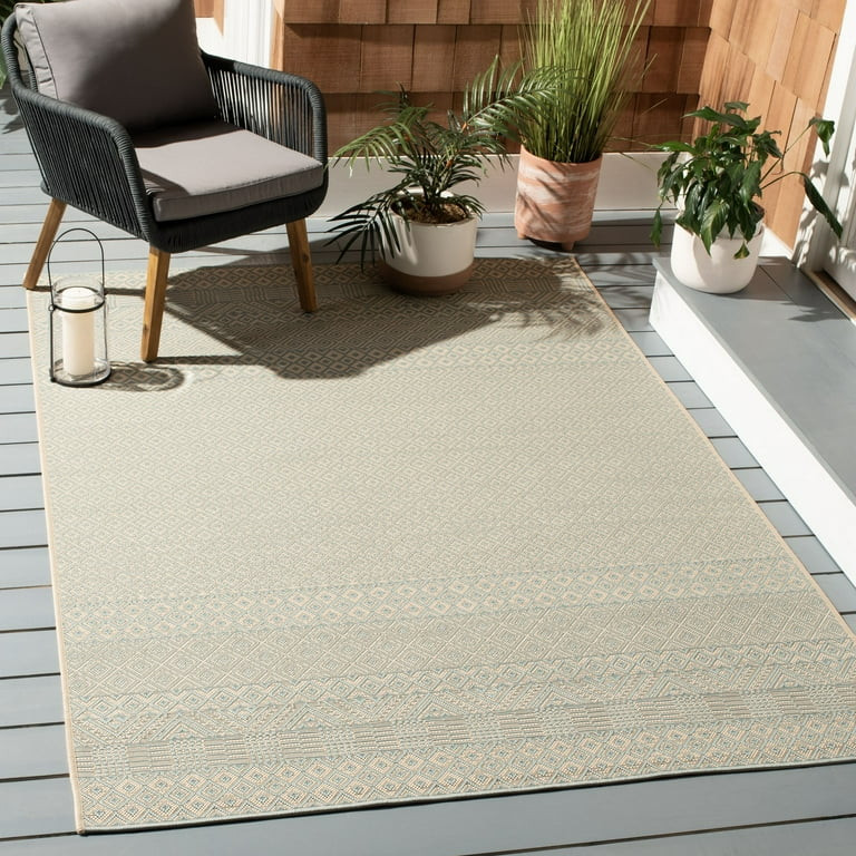 Safavieh Courtyard Naomi Aztec Indoor/Outdoor Area Rug or Runner | Walmart (US)