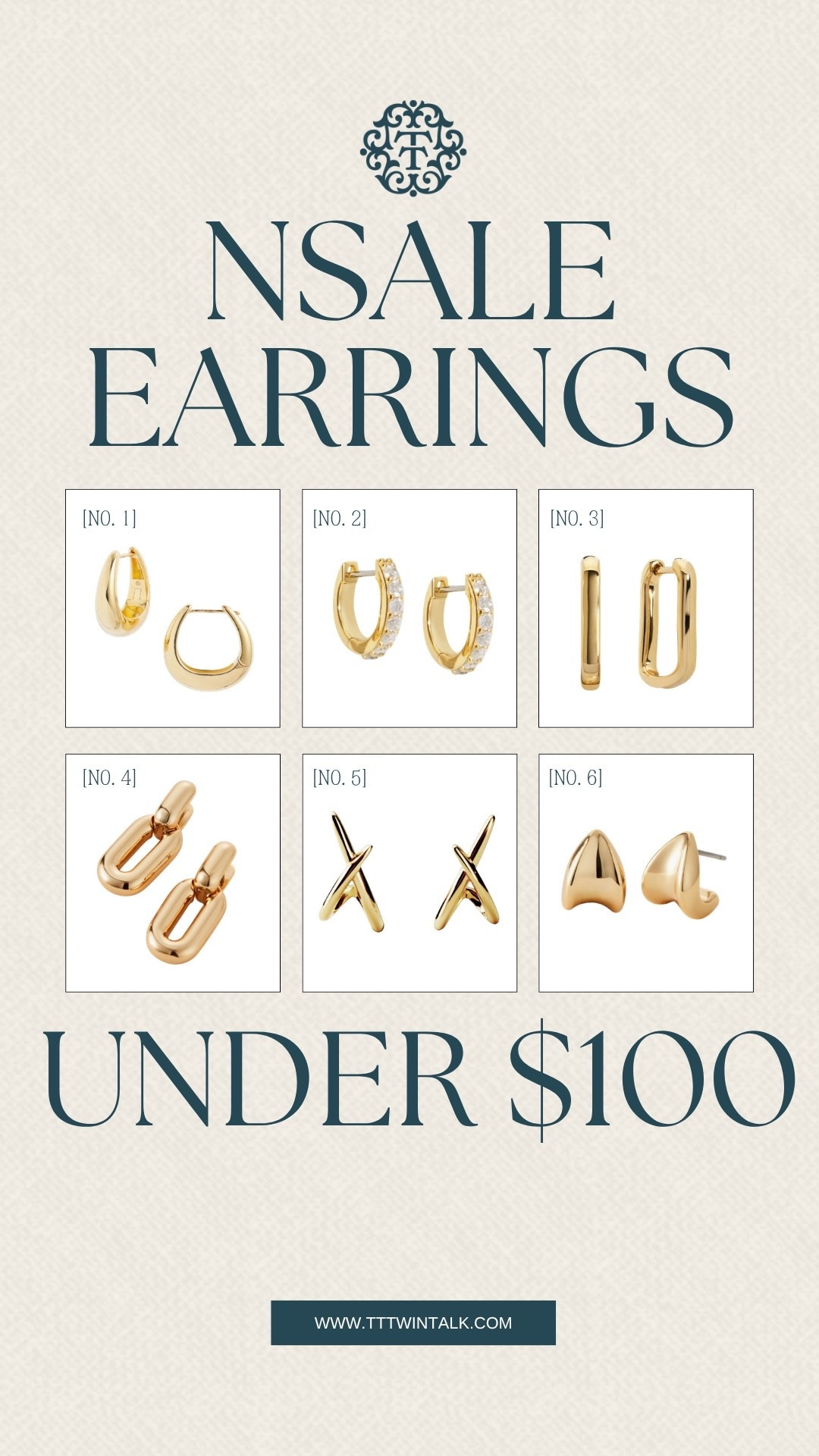 The Nordstrom Anniversary Sale is packed with elevated gold earrings that instantly pull any outfit together. From sleek hoops to modern studs and statement silhouettes, these picks are all under $100. They're timeless pieces you'll wear on repeat long after the sale ends.

#LTKSaleAlert #LTKBeauty #LTKSeasonal
