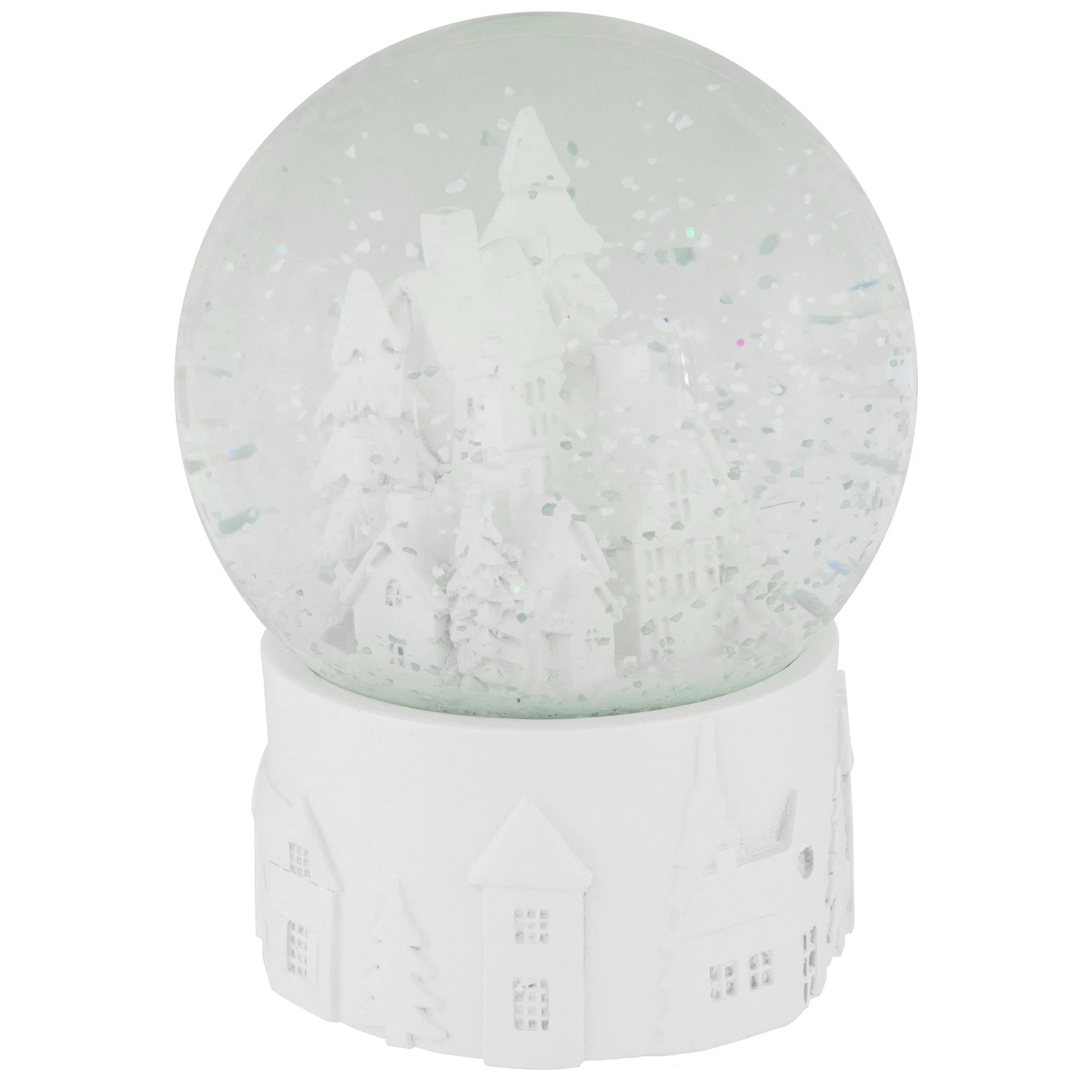 5.5" Snowy Christmas Church Musical Water Globe | Wayfair North America