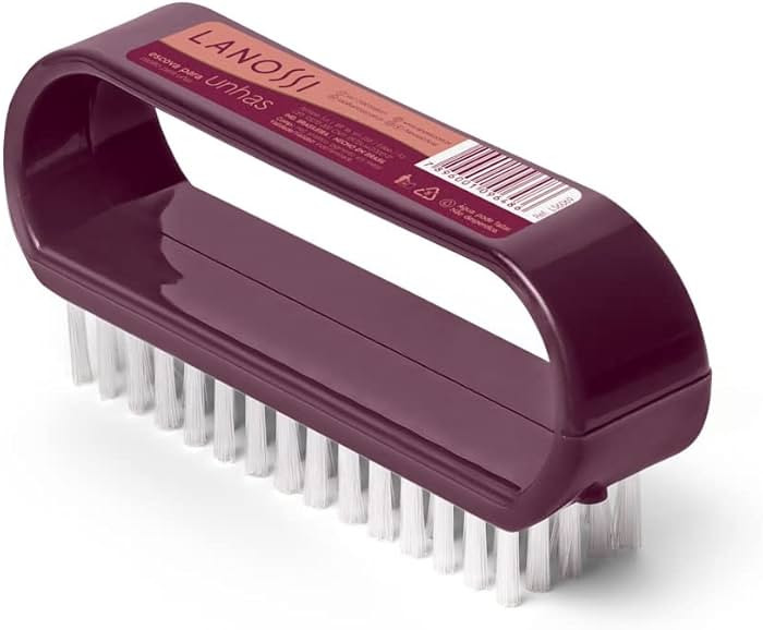 Lanossi Beauty & Care Escova de Unhas, Cor Violeta | Amazon (BR)