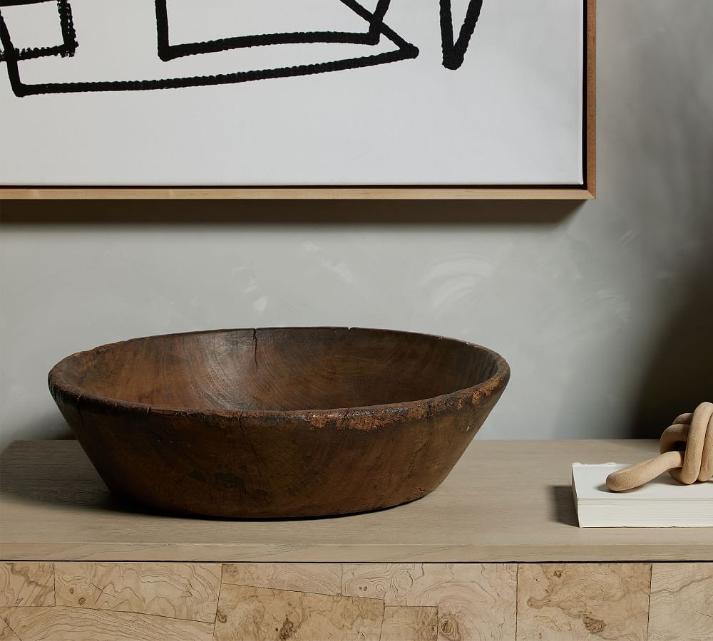 Found Reclaimed Wood Bowl | Pottery Barn (US)