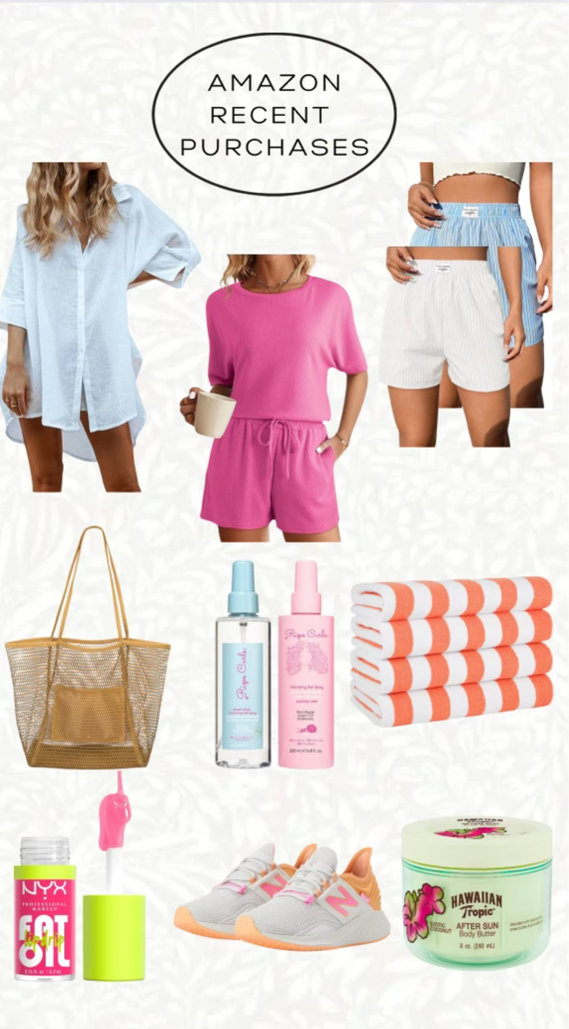 Summer shopping 🛍️ ☀️

Recent Amazon purchases in loving 

Amazon, towels, beach, travel, hair, outfits, fashion 

#LTKSeasonal #LTKGiftGuide #LTKFindsUnder50