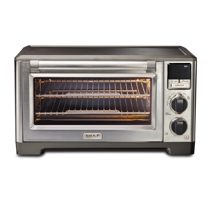 Wolf Gourmet Countertop Oven Elite, Stainless Steel & Black Knobs | Williams-Sonoma