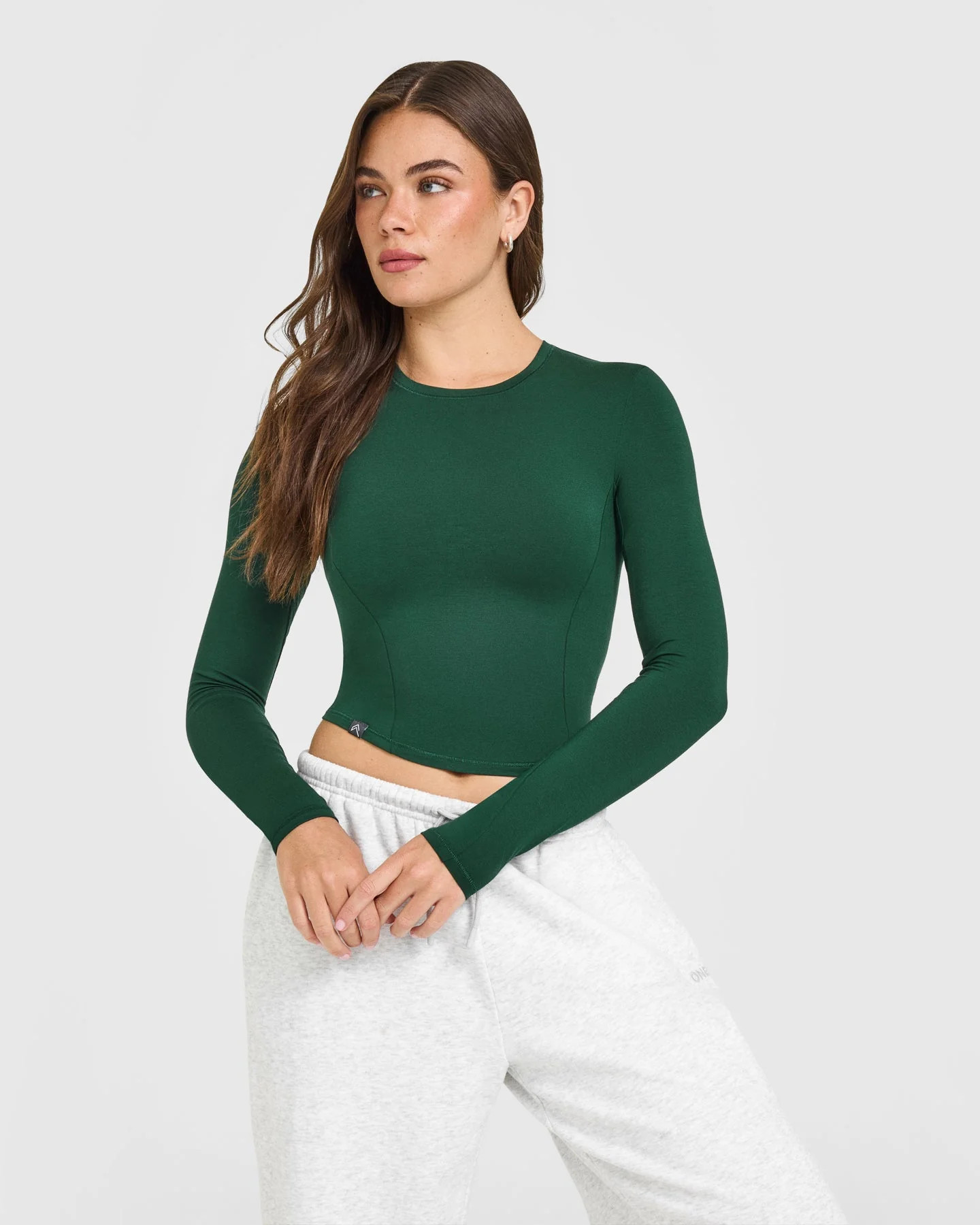 Mellow™ Soft Mid Long Sleeve Top 
 Racing Green | Oner Active (UK / US)