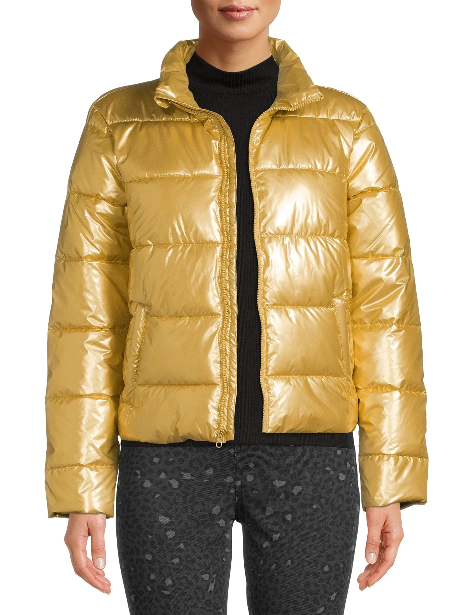 Time and Tru Women's and Plus Puffer Jacket | Walmart (US)