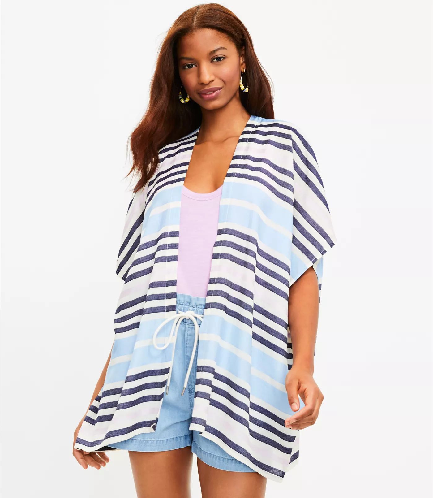 Sunset Stripe Wrap | LOFT