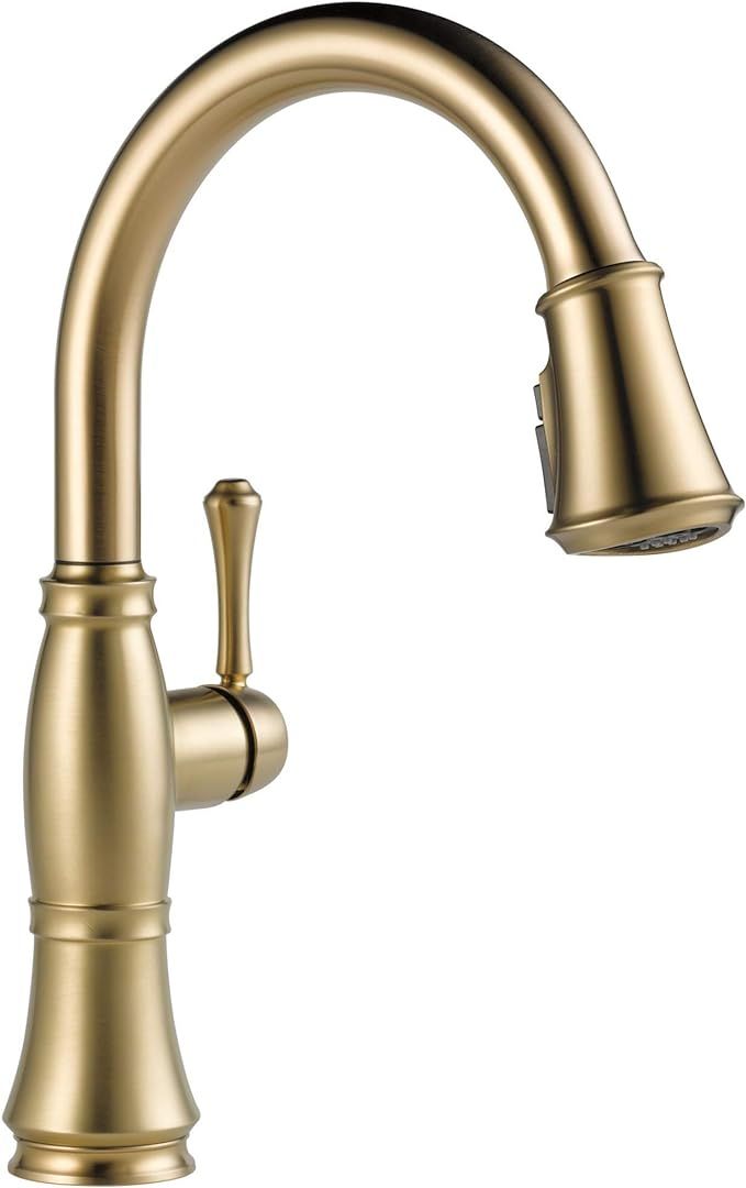 Delta Faucet Cassidy Gold Kitchen Faucet, Kitchen Faucets with Pull Down Sprayer, Kitchen Sink Fa... | Amazon (US)