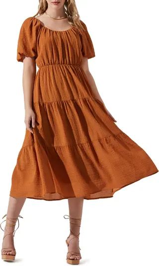 Tiered Short Sleeve Dress | Nordstrom