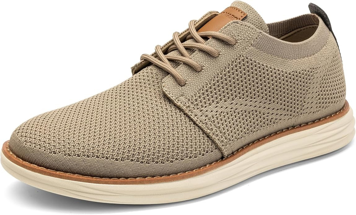 Bruno Marc Men's KnitFlex Breeze Mesh Sneakers Oxfords Lace-Up Lightweight Casual Walking Shoes | Amazon (US)