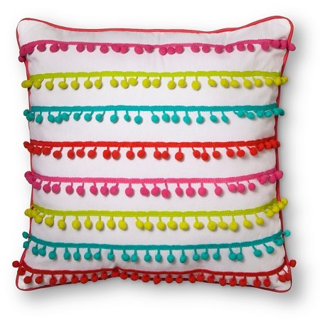 Pom Pom Throw Pillow 18"X18" - Pillowfort™ | Target