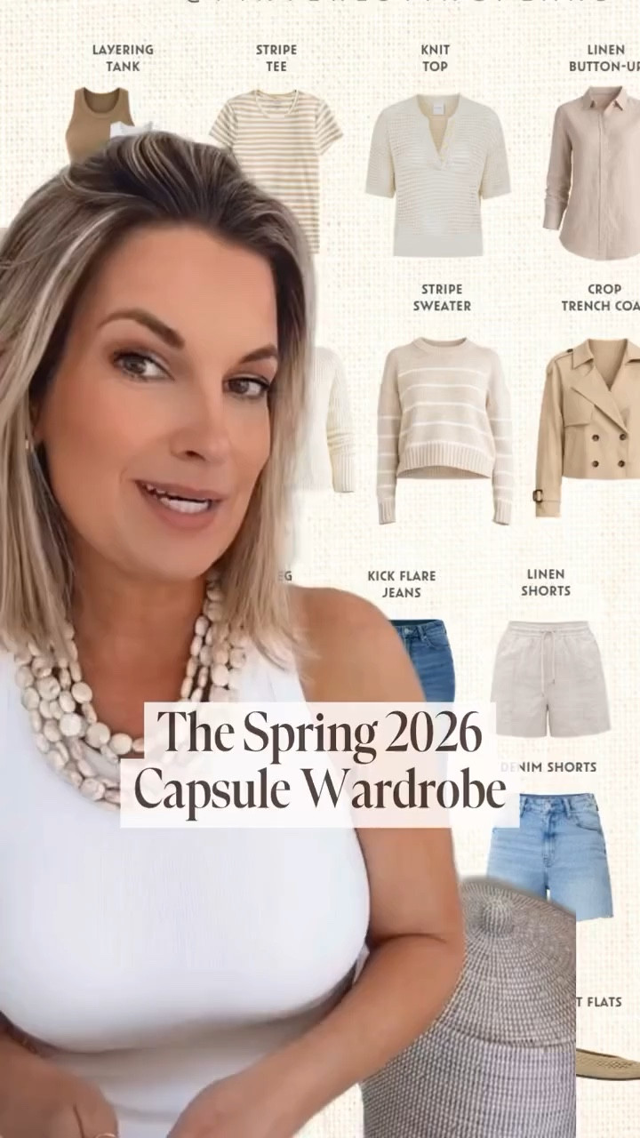 My spring 2026 capsule wardrobe is here, and it’s tall-friendly! I have and love every single one of these pieces. 

#LTKOver40 #LTKTall #LTKSeasonal