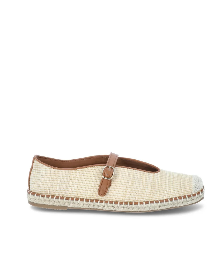 Free Assembly Women's Mary Jane Espadrilles, Sizes 6-11 | Walmart (US)