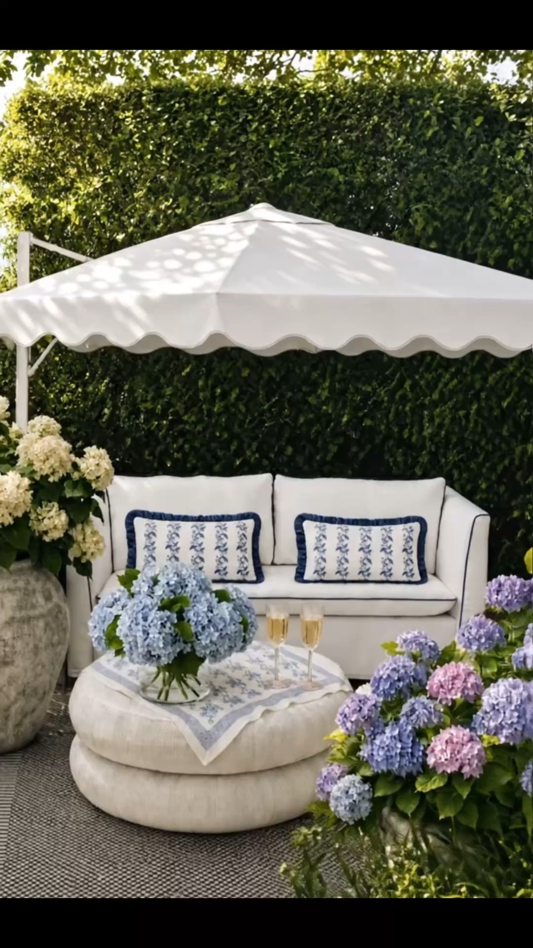 Labor Day long weekend is the perfect time to enjoy the last beautiful days of summer in the backyard. ☀️🌿

This outdoor sofa brings the comfort and polish of an indoor living room outside. The crisp upholstery, tailored navy piping, scalloped umbrella, layered rug, sculptural coffee table, and patterned throw pillows make the entire patio feel elevated and inviting.

When you choose quality materials made for outdoor living, this isn’t a setting you enjoy for only one season—it becomes a beautiful outdoor retreat you can use year-round. Add lush flower arrangements, outdoor planters, and beautiful wine glasses, and the backyard is ready for relaxing and entertaining in every season.

The Labor Day Sale is a wonderful opportunity to save on quality outdoor pieces and create a patio you’ll enjoy far beyond summer.

#LaborDaySale #LaborDayWeekend #LongWeekend #OutdoorLiving #OutdoorSofa #Sofa #PatioFurniture #PatioDesign #BackyardIdeas #BackyardLiving #OutdoorDecor #OutdoorUmbrella #PatioUmbrella #OutdoorRug #CoffeeTable #OutdoorCoffeeTable #ThrowPillows #OutdoorPillows #FlowerArrangement #OutdoorPlanter #Drinkware #WineGlasses #ChampagneGlasses #EntertainingEssentials #IndoorOutdoorLiving #YearRoundOutdoorLiving #ModernClassic #CoastalChic

#LTKdayinmylife #LTKHome #LTKSaleAlert