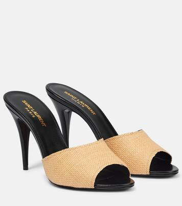 La 16 95 raffia-effect mules | Mytheresa (US/CA)