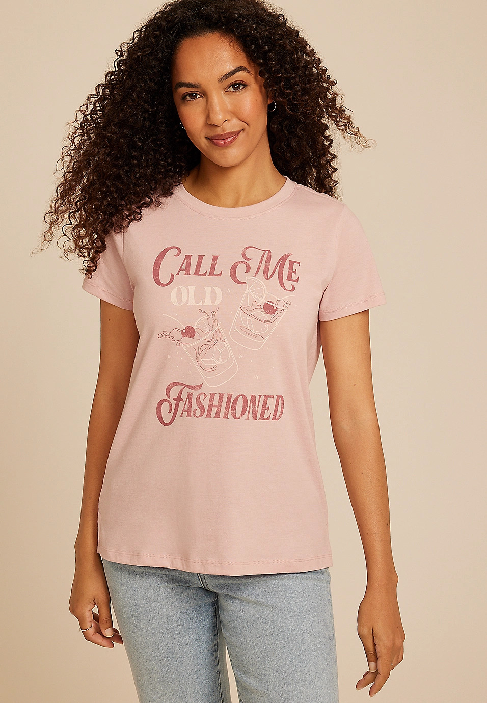 Call Me Old Fashioned Classic Fit Graphic Tee | Maurices