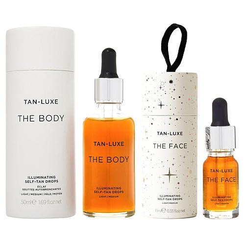 Tan Luxe Body Drops & Face Bauble Set | HSN