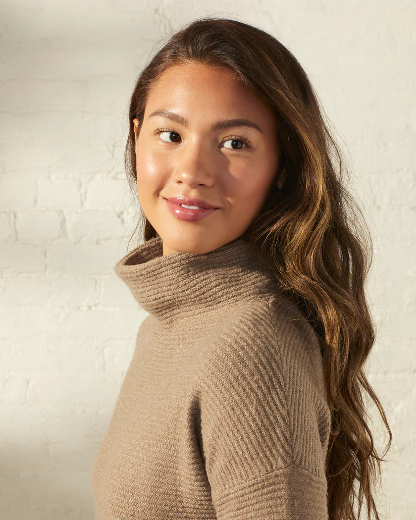 Mock Neck Sweater Dress | UpWest