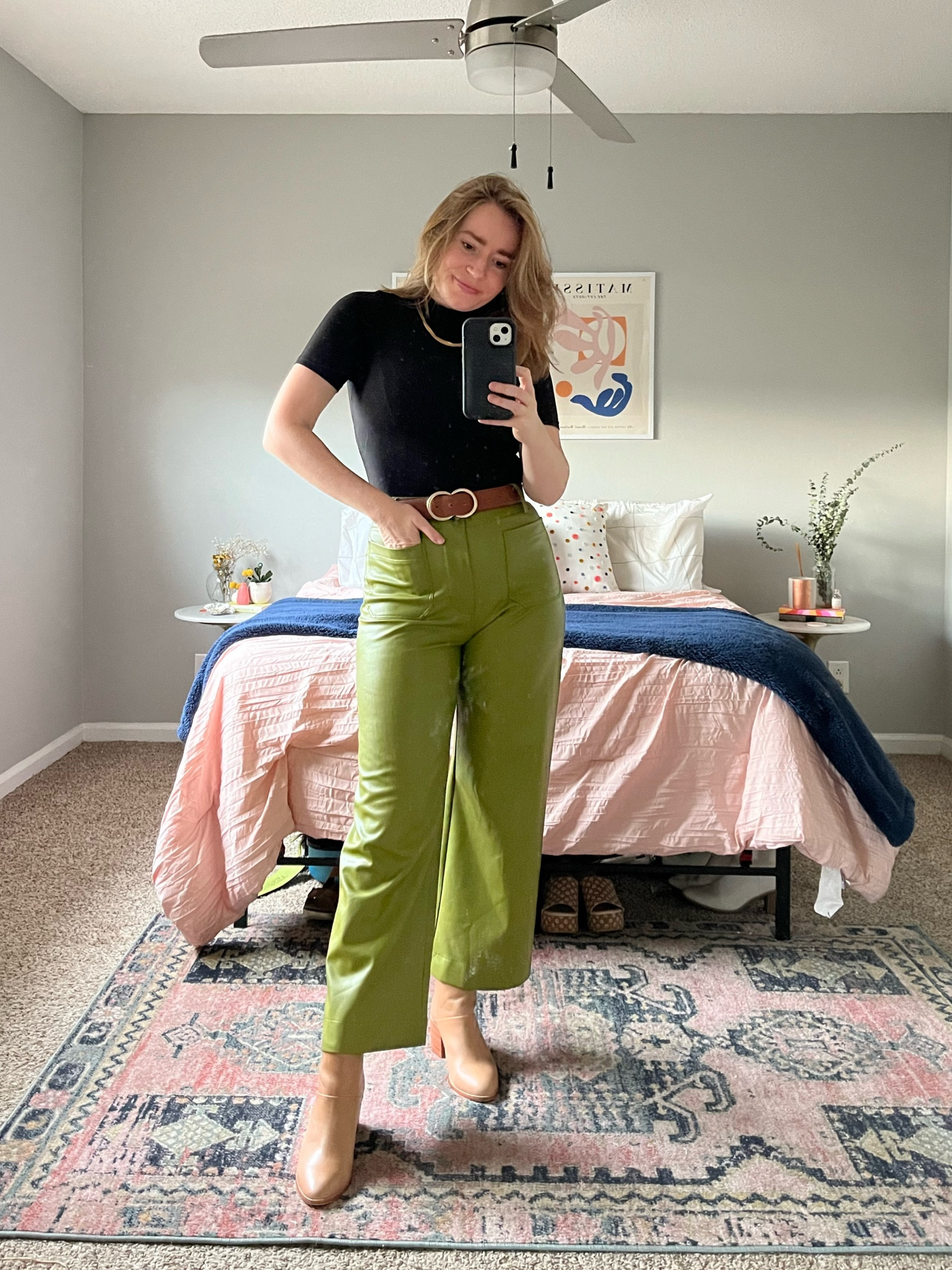 never getting over these leather pants. so perfect for work! 

#LTKworkwear