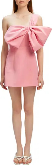 Bella Bow One-Shoulder Minidress | Nordstrom