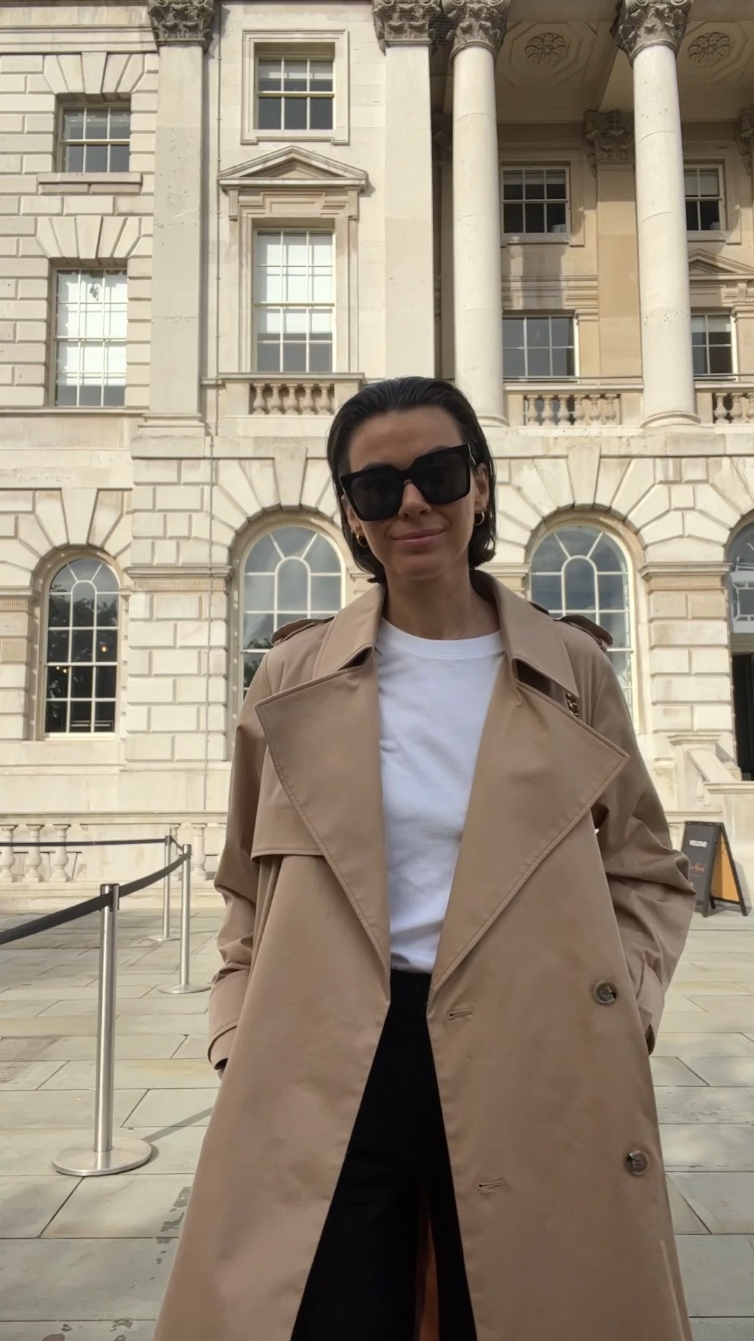 Oversized trench (size 42) with a simple white t-shirt

#LTKstyletip #LTKSeasonal #LTKworkwear