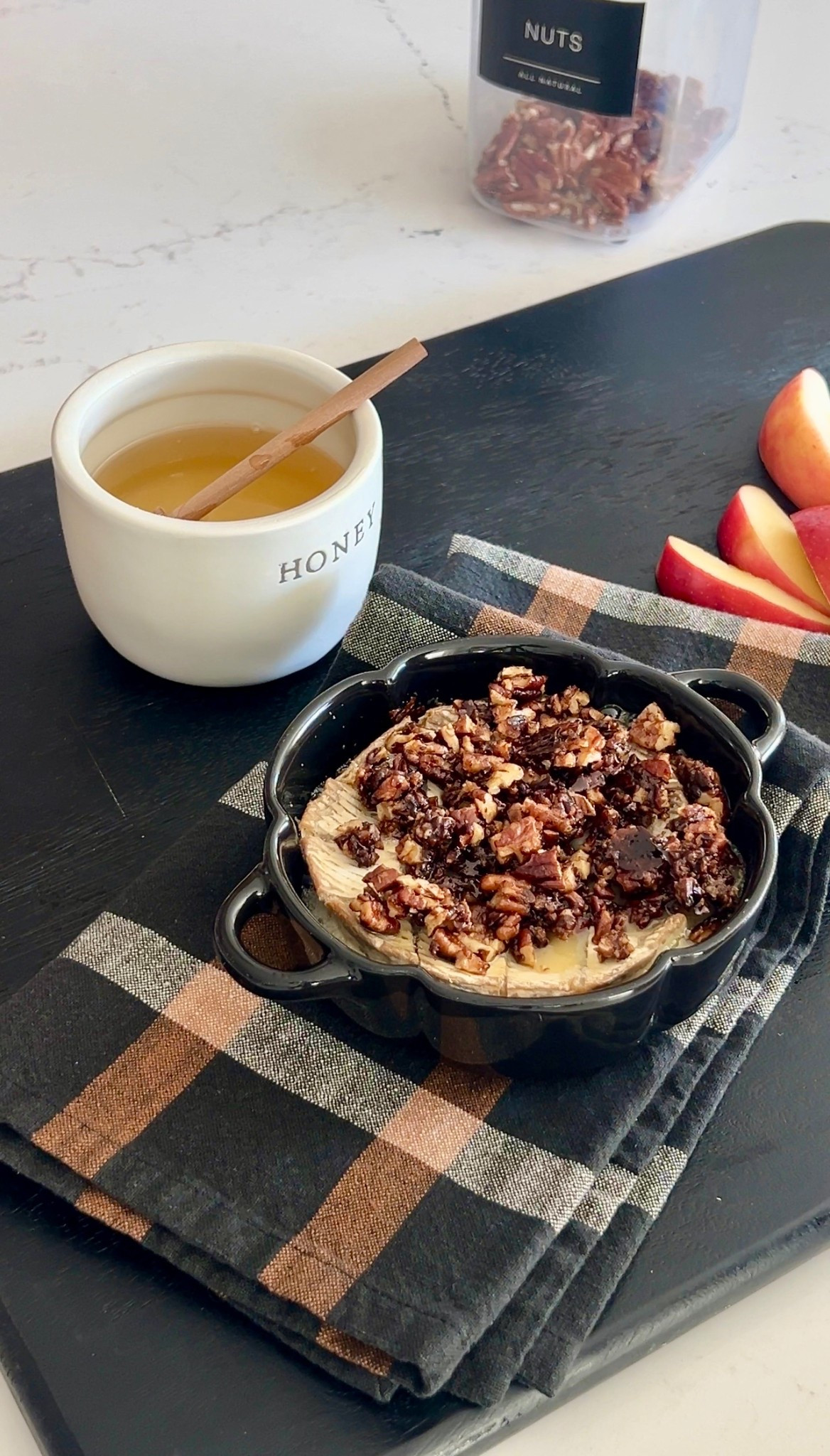 It’s cozy season and that means delicious baked foods-and why not make them pretty? I love this croquette and the hand towel is my favorite for the fall season.! Baked brie dish, honey pot, full hand towel, towels for fall

#LTKSeasonal #LTKHome