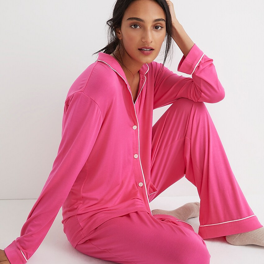 Eco dreamiest long-sleeve pajama set | J. Crew US
