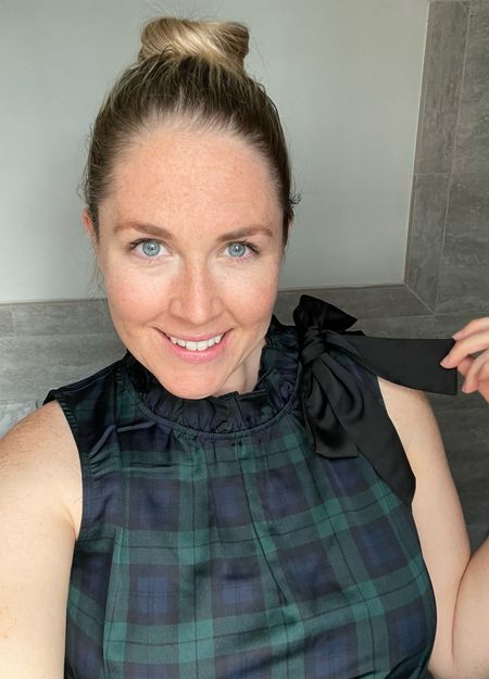 This Blackwatch tartan plaid is just SO darling for the holidays this year and the bow! Well…we all know how I feel about bows! 

#LTKHoliday #LTKSeasonal #LTKstyletip