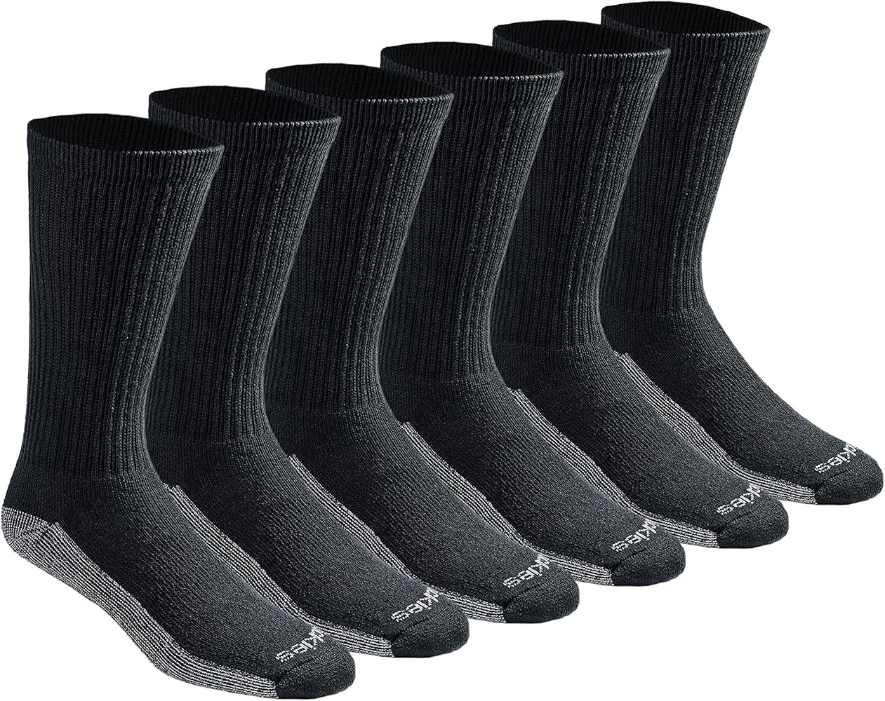 Amazon.com: Dickies Men's Dri-Tech Legacy Moisture Control Crew Socks Multipack, White (6 Pairs),... | Amazon (US)
