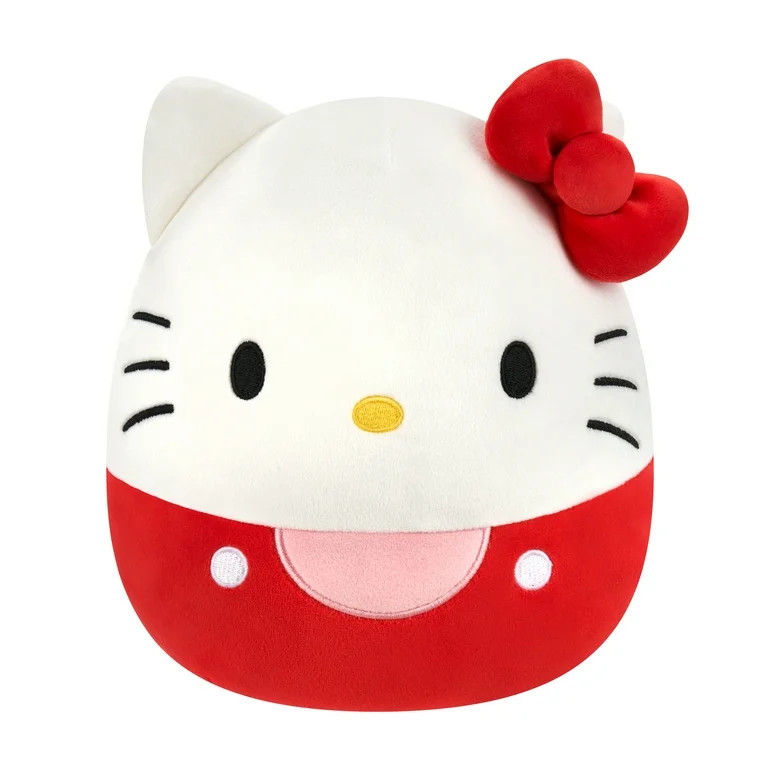 Squishmallows Original Sanrio 8 inch Hello Kitty in Red Overalls – Child's Ultra Soft Plush Toy | Walmart (US)
